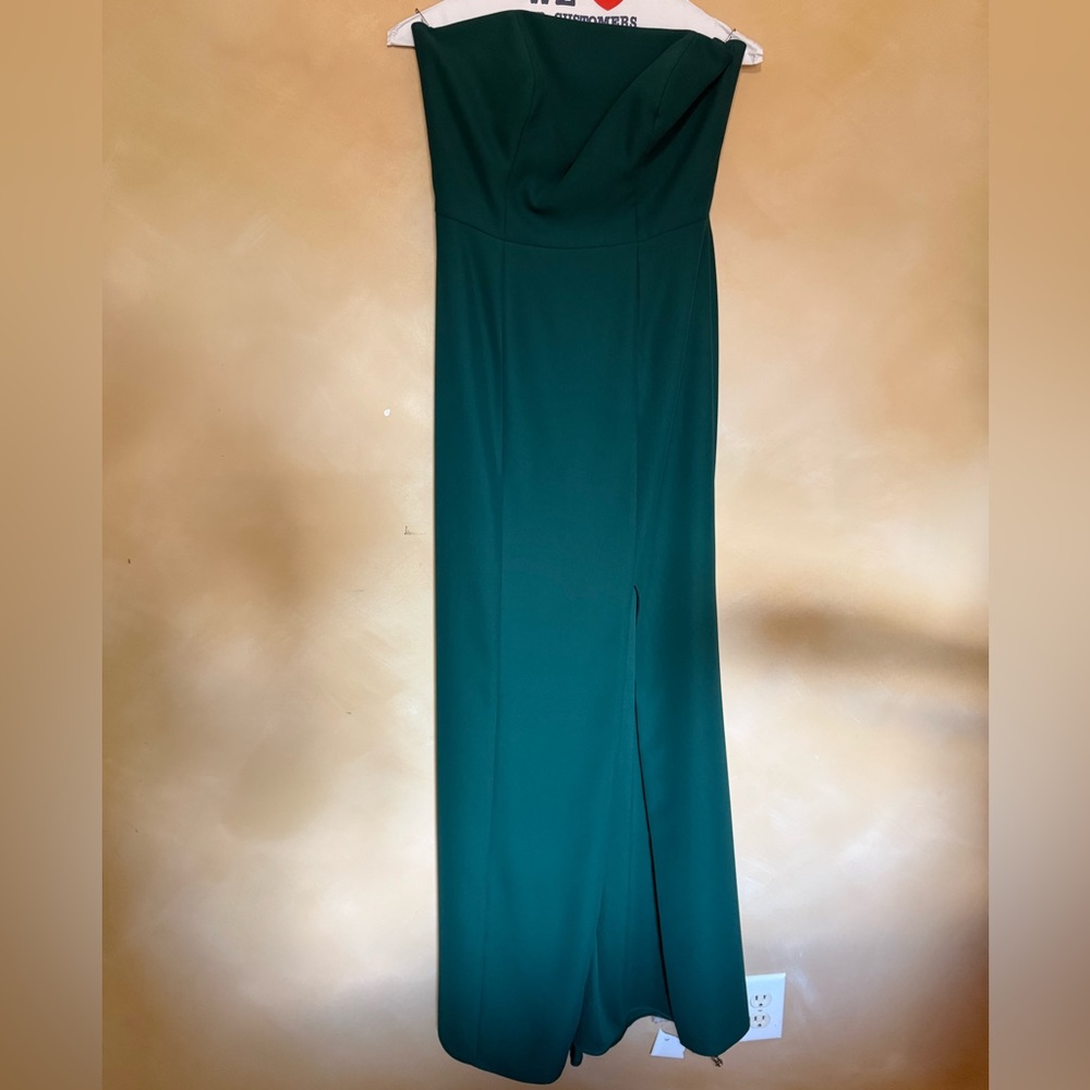 Elegant Green Evening Dress